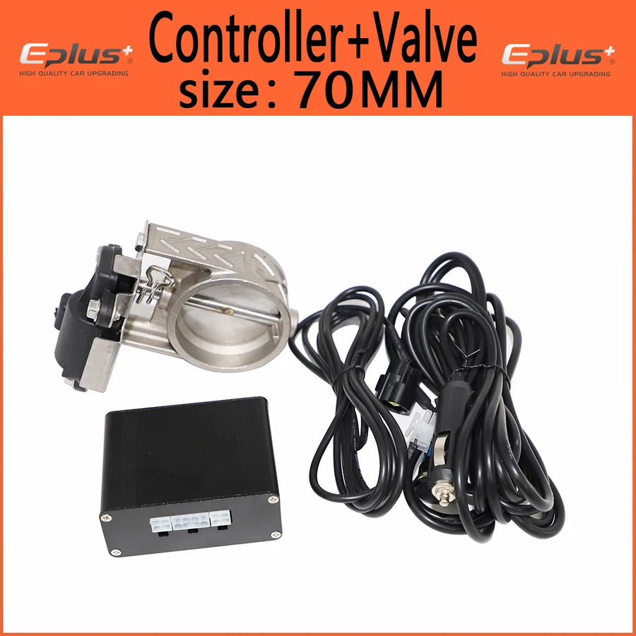 Universal Electric Exhaust Cutout Valve Kit, 76mm