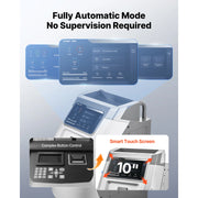 Automatic R-134a / R-1234yf A/C Service Machine – 10 in