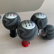 Suede-leather Manual Gear Shift Knob