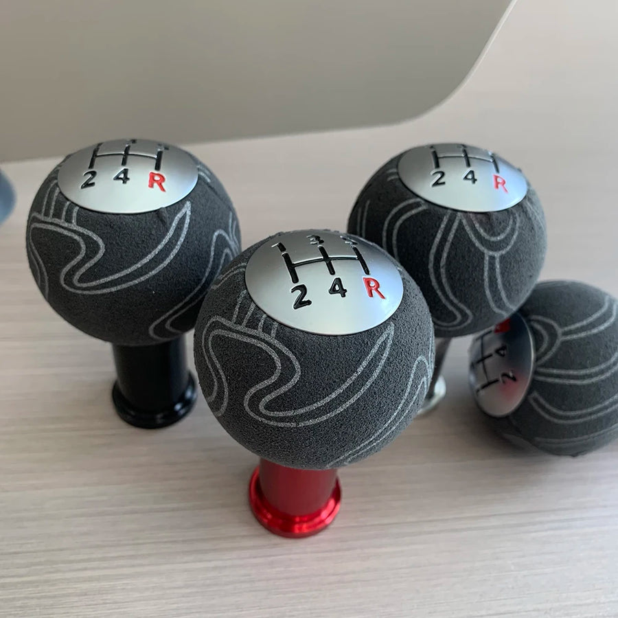 Suede-leather Manual Gear Shift Knob