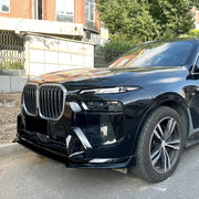 Front Bumper Lip Splitter for BMW X7 G07 LCI M Sport 2023+