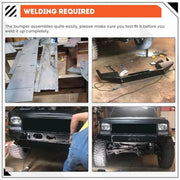 Front Bumper Assembly for 1984–2001 Jeep Cherokee