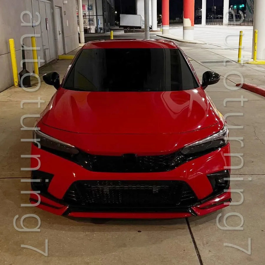 Rallye Red Front Bumper Lip for 2022–2024 Honda Civic