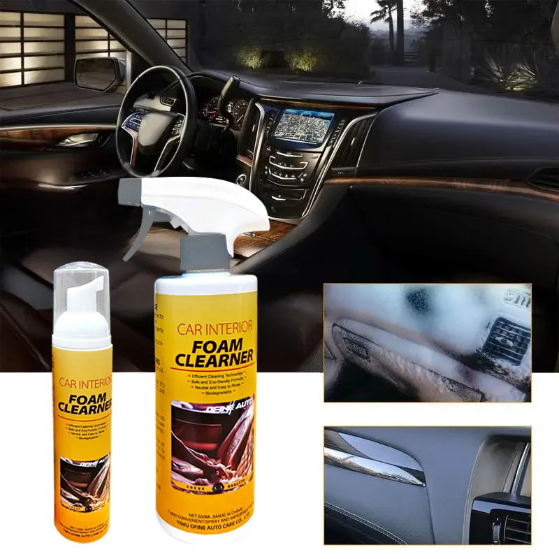 Automotive Interior Foam Cleaner for Leather, Fabric and Headliners