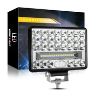 2-Piece 4-Inch/5-Inch/6-Inch/7-Inch LED Work Light Bar – Spot/Flood Combo, 12V–24V