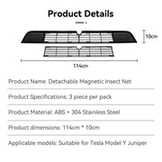 Front Bumper Insect Screen for Tesla Model Y Juniper 2025-2026