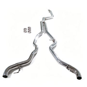 Stainless Steel Straight-Pipe Exhaust Section for BMW M240i 2022-2024