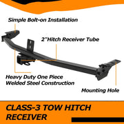 Class III 2 in Trailer Hitch Receiver – Select Honda Pilot/Acura MDX
