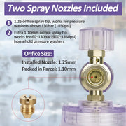 Pressure Washer Foam Cannon with 1/4-Inch Quick Connector