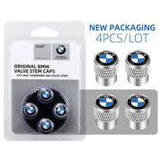 BMW M 50th-Style Aluminum Tire Valve Caps – 4-Piece Set