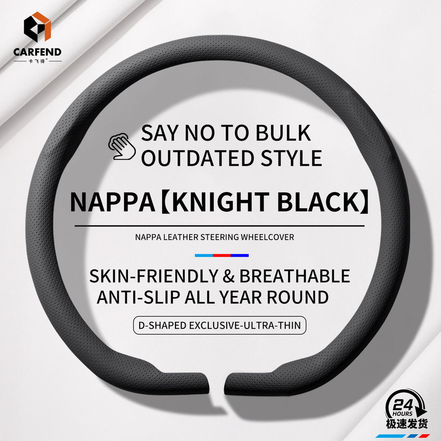 Universal Nappa Leather Car Steering Wheel Cover