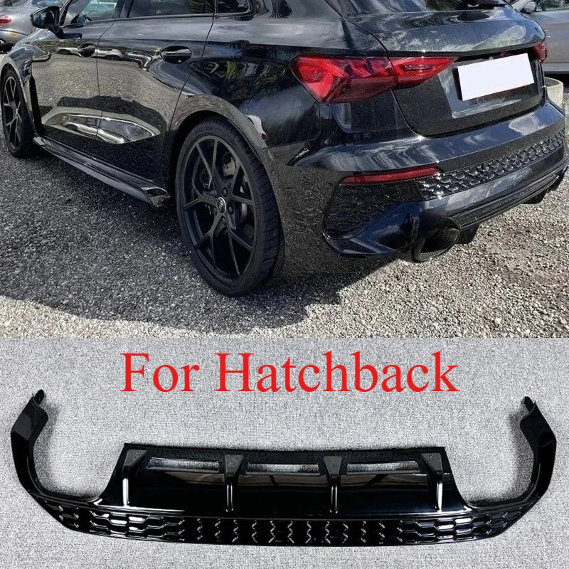 Rear Bumper Diffuser for Audi A3/S3 8Y Sedan 2021-2024
