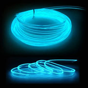 5M USB-Powered Flexible EL Wire Car Interior Neon Ambient Light Strip