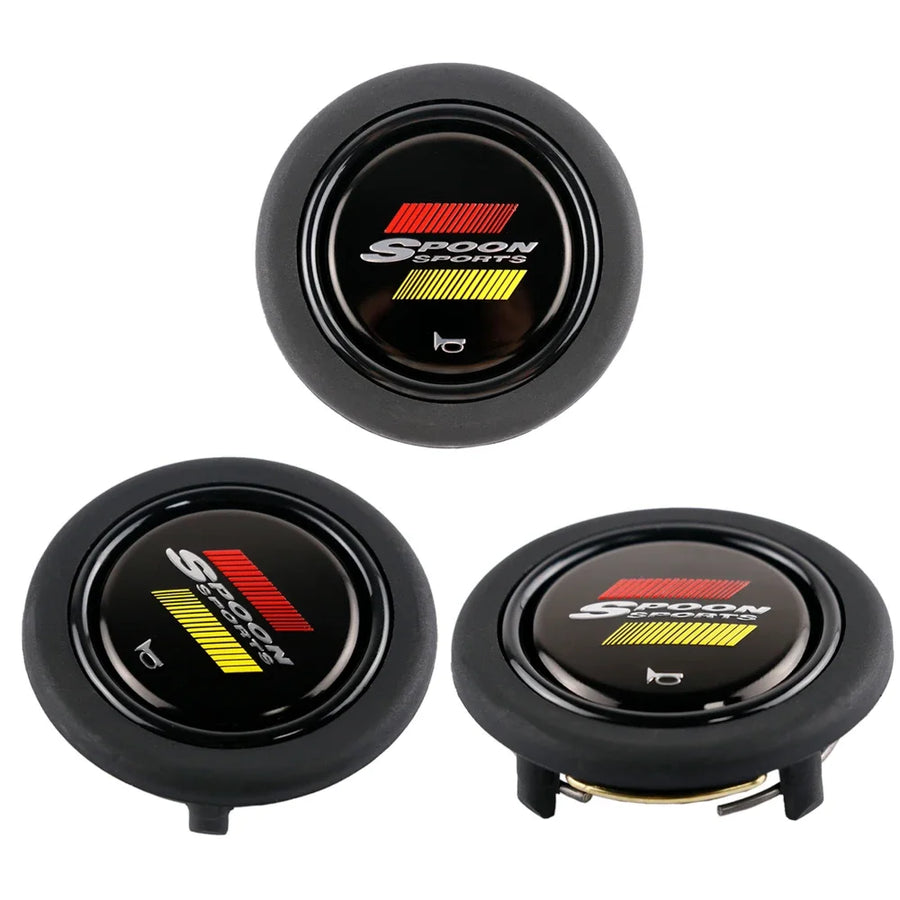 Spoon Sports-Style Steering Wheel Horn Button – Design Options