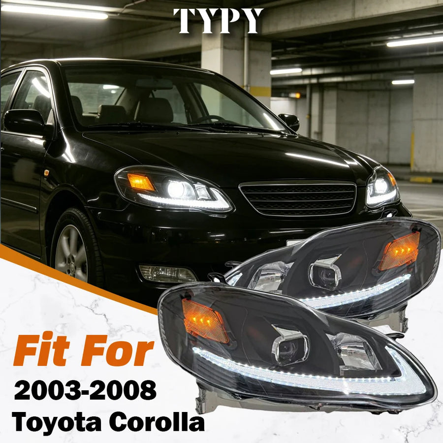 LED Tail Light Assembly Set for 2003–2008 Toyota Corolla