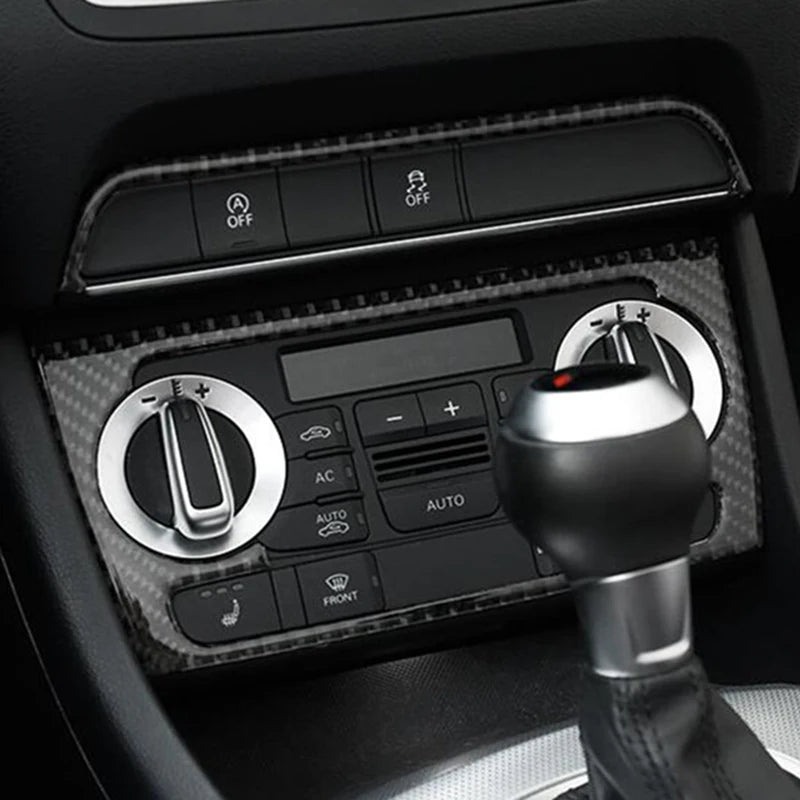 Carbon-Fiber-Style Console Trim for 2012–2018 Audi Q3 8U