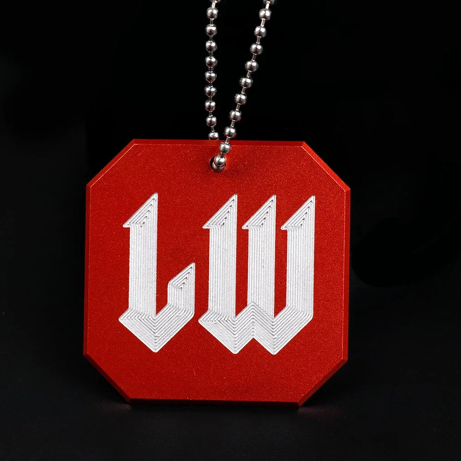Likewise-Style Metal Gear Shift Badge & Key Ring