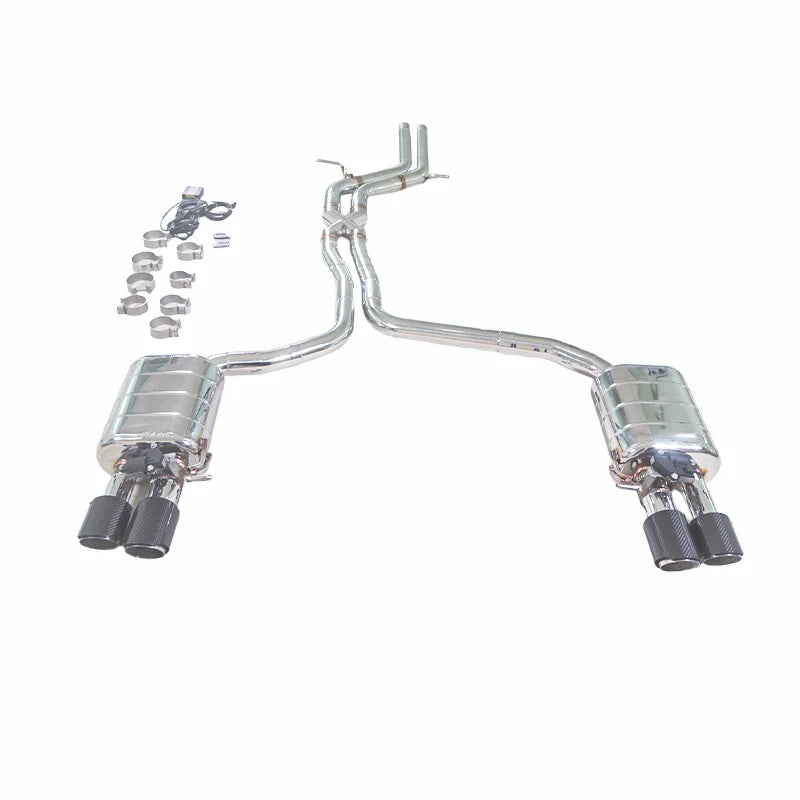 304 Stainless Steel Catback Valvetronic Exhaust System for Audi S4 S5 A5 B8 3.0T 2009-2016 Car Valve
