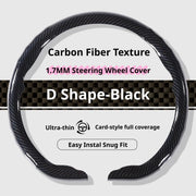 Carbon-Fiber-Texture Steering Wheel Cover for LEXUS