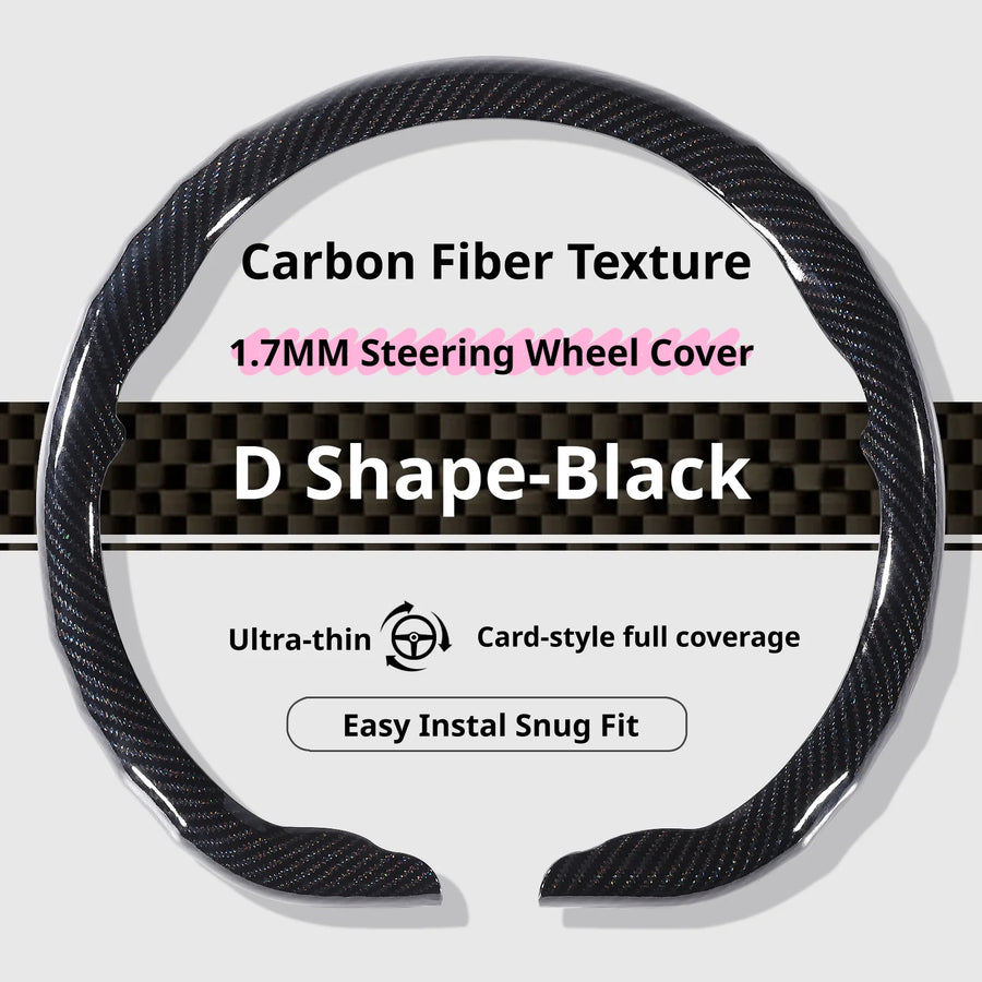 Carbon-Fiber-Texture Steering Wheel Cover for LEXUS