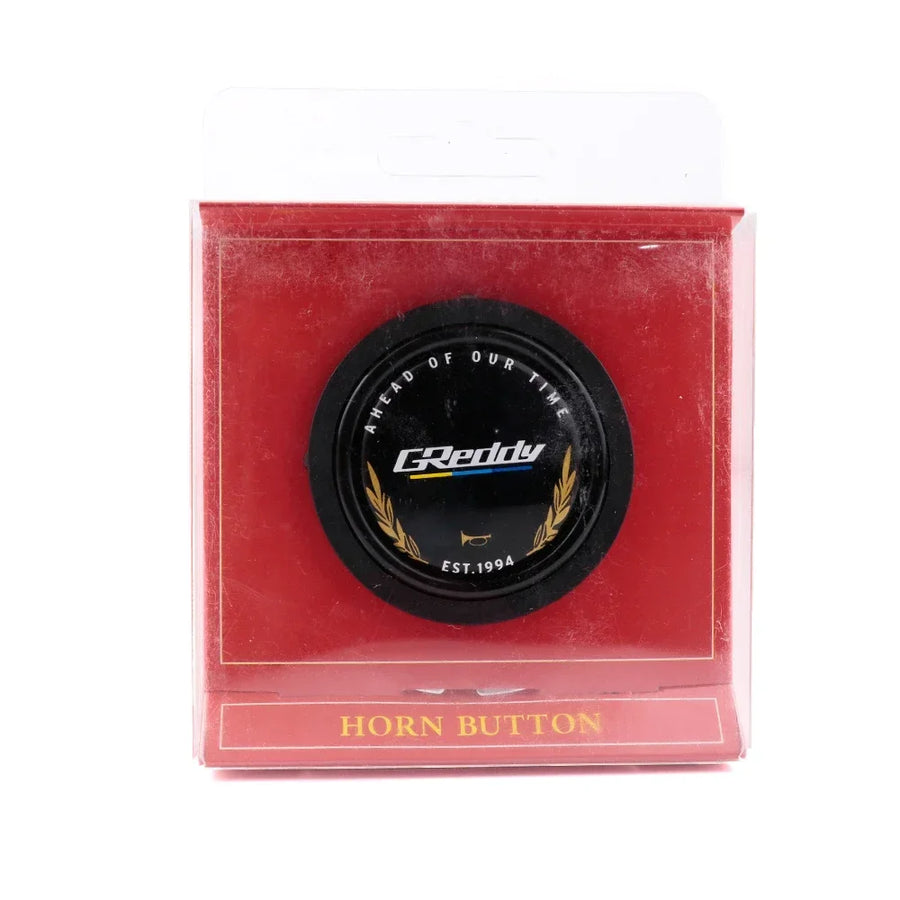 GReddy-Style Flat-Lip Steering Wheel Horn Button