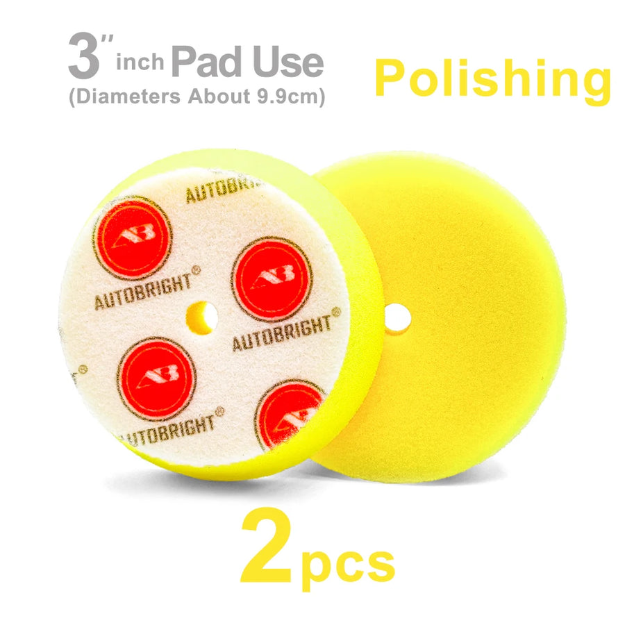 Foam Polishing Pads for 3-Inch Plates - Multi-Firmness