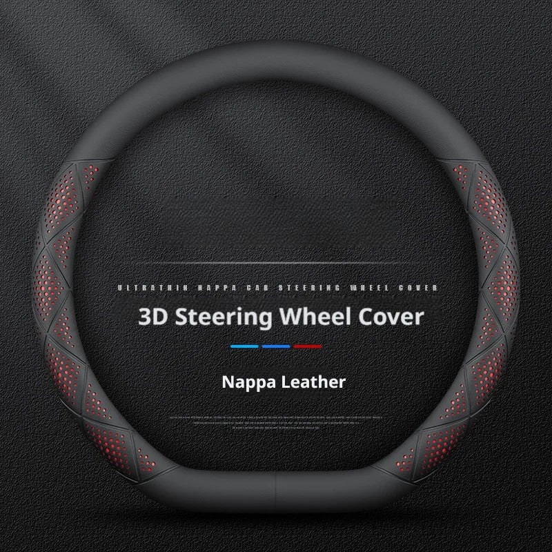 Microfiber 38CM Steering Wheel Cover for Hyundai IONIQ 5 5 N 6 6 N 9 Electric Sporty