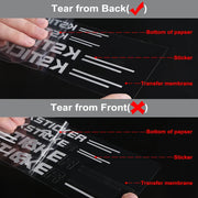 Reflective Taxi-Style Vehicle Decal Pair – 20 × 2.6 cm