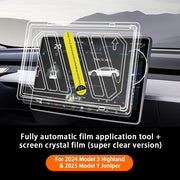 Center Touchscreen Tempered-Glass Screen Protector for Tesla Model 3/Y Highland and Juniper