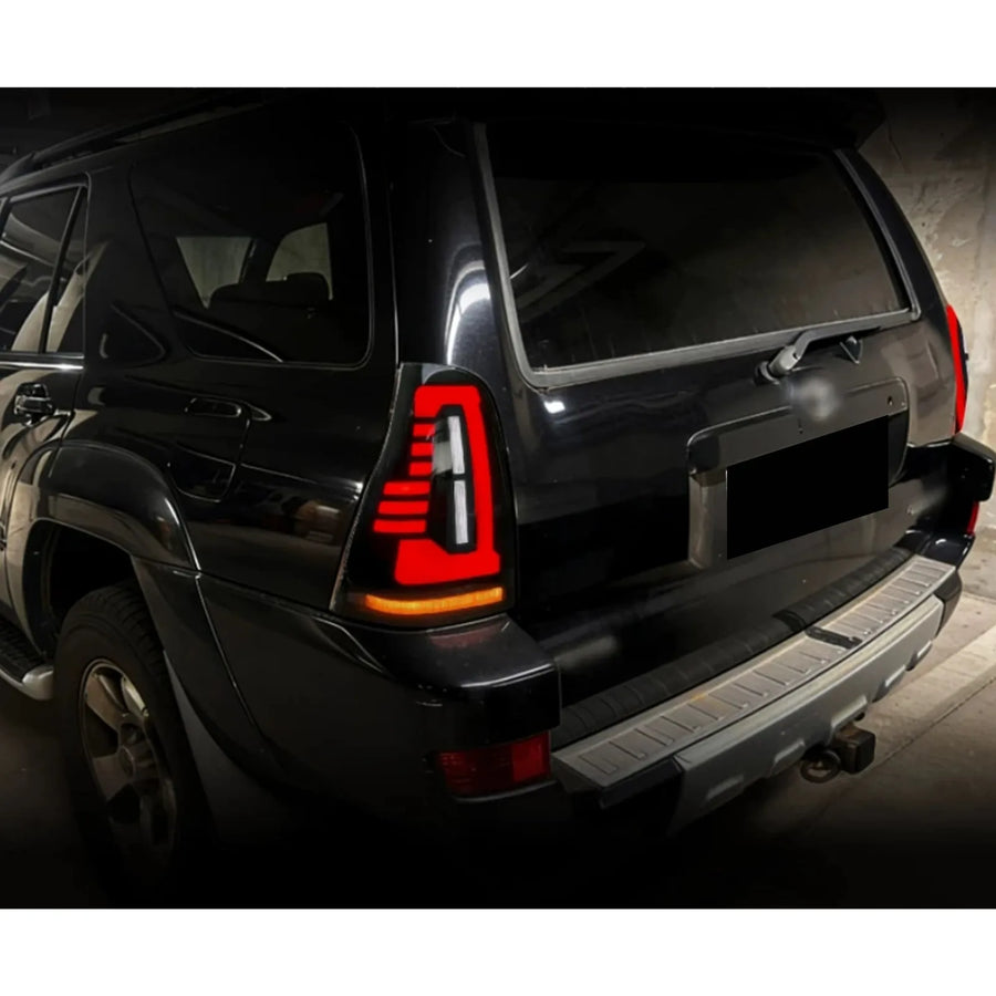 Toyota 4Runner 4th-Gen Gray-Lens Sequential LED Tail Light Pair – 2003–2009
