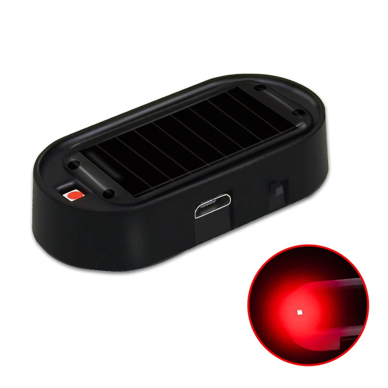 Solar-Powered Simulated Vehicle Alarm Lights – Select Pack