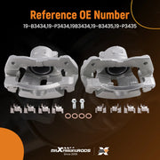 Front Brake Caliper Set for Toyota Corolla/Matrix & Pontiac Vibe 2008-2019