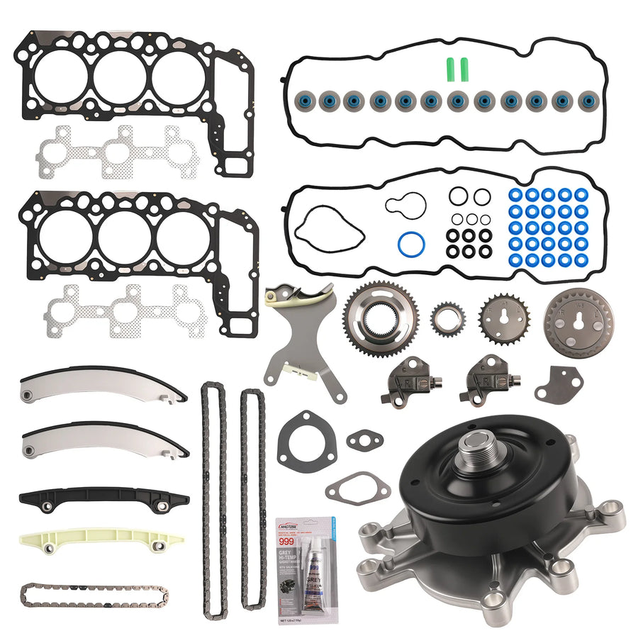 3.7L Timing Chain, Water Pump and Gasket Kit for Jeep Commander