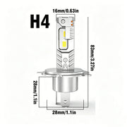 H1/H4/H7 LED Headlight Bulb – CANBUS, Compact