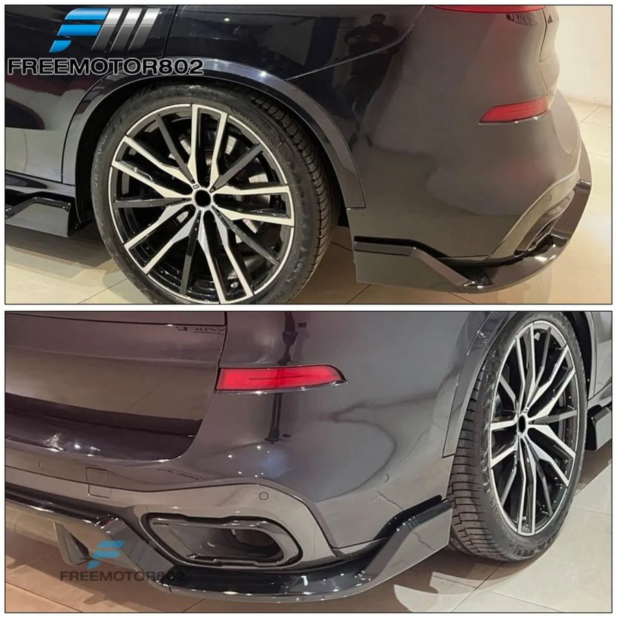 Gloss Black Rear Bumper Diffuser for 2019–2025 BMW X5