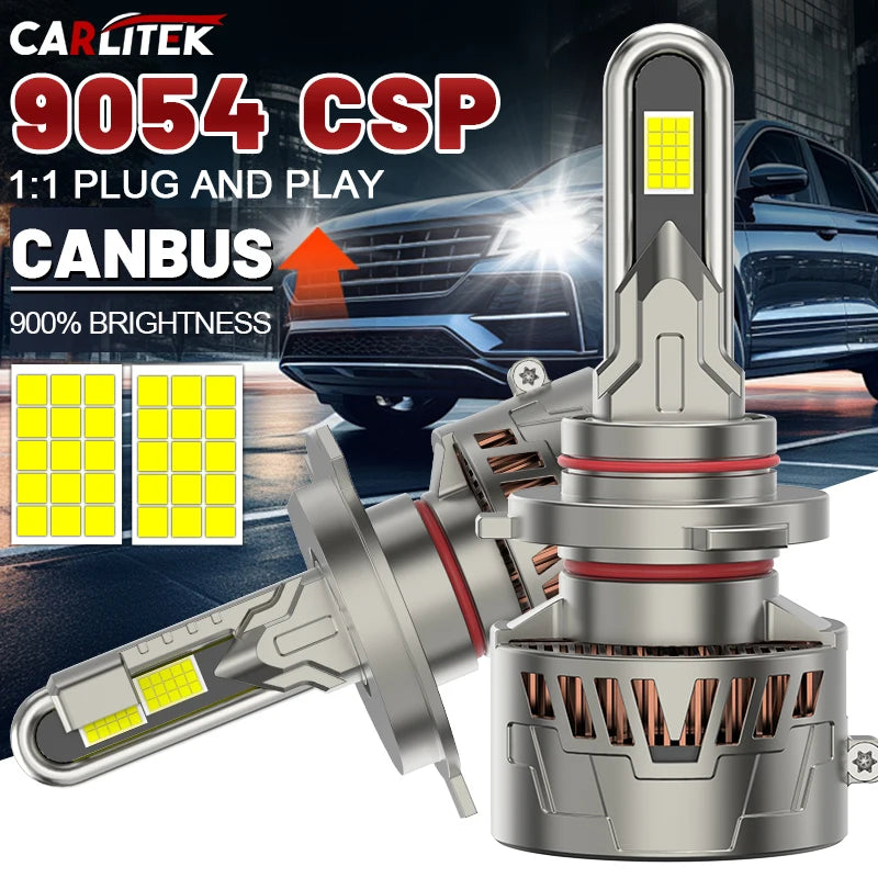 H1/H4/H7/H11/H27/9005 LED Headlight Bulb – 6000K