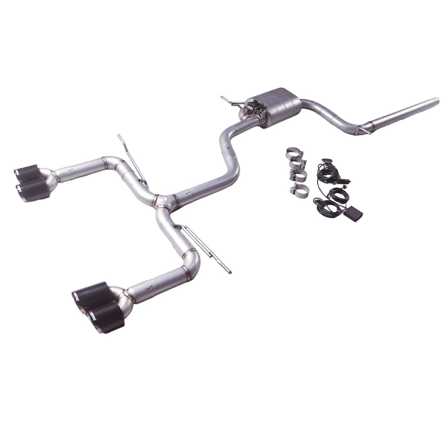 304 Stainless Steel Catback Exhaust System for T-roc 1.5T 2021 Valved