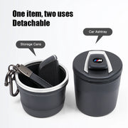 LED Cup-Holder Ashtray for Select BMW Models – Black