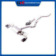 304 Stainless Steel Valved Cat-Back Exhaust System for BMW 125i 1 Series 2010-2017