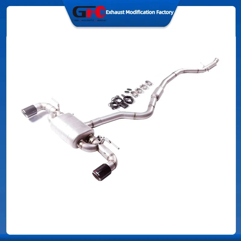 304 Stainless Steel Valved Cat-Back Exhaust System for BMW 125i 1 Series 2010-2017
