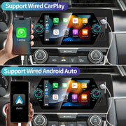 5-Inch 1-DIN CarPlay and Android Auto Touchscreen Car Stereo