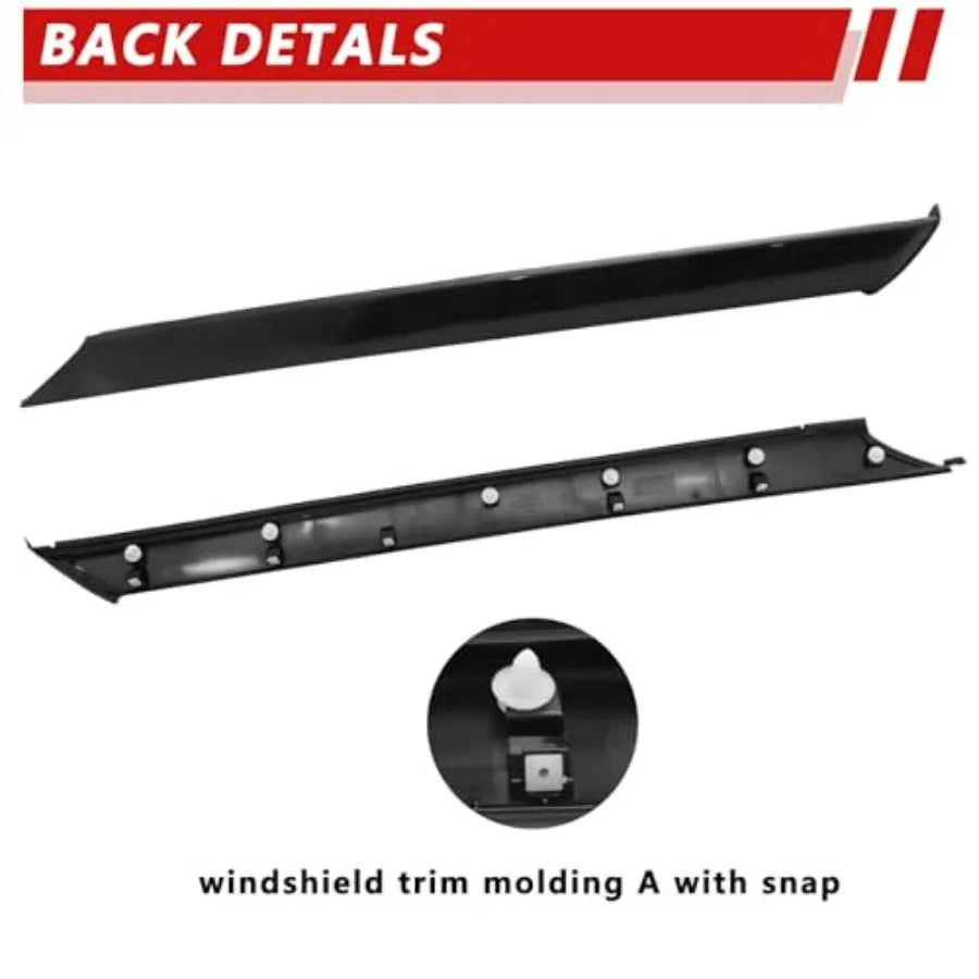 Driver-side Windshield A-pillar Trim for Ford Explorer 2020-2025