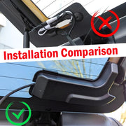 Rear Defogger Cable Covers for 2018–2024 Jeep Wrangler JL/4xe – Pair