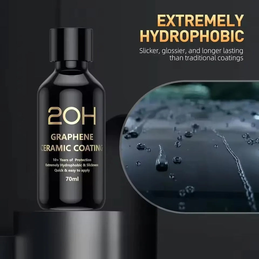 Graphene Ceramic Coating Kit with UV Tracking – 70 mL