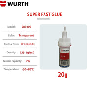 Würth Super Fast CA Instant Glue – 20 g / 50 g