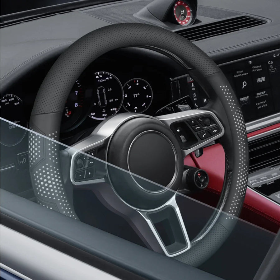 37-38CM Steering Wheel Cover for Honda Civic Accord CR-V HR-V Pilot City Jazz