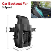 Car Air Conditioner 12V Electronic Water Cooling Adjustable Cooling Fan Removable Air Cooler Portable Water Chiller