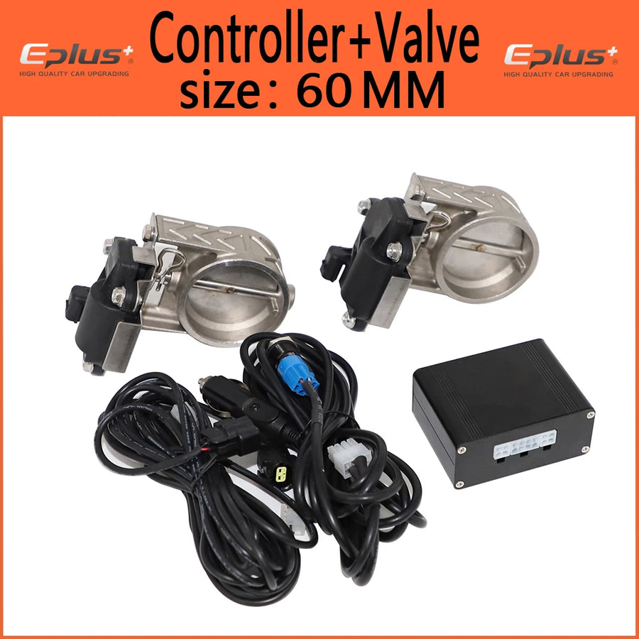 Universal Electric Exhaust Cutout Valve Kit, 76mm