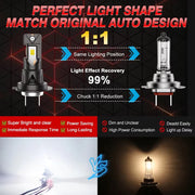 2-Piece H4/H7 LED Headlight Bulb – 6000K, CANBUS
