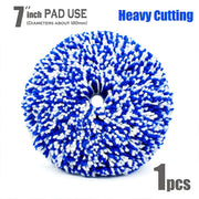 Twisted-Wool Polishing Pad, 9-Inch Face / 7-Inch Backing